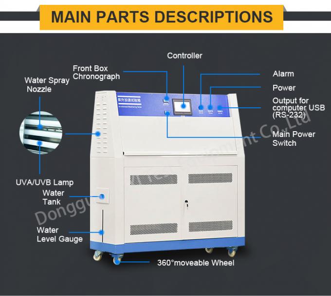 Accelerated Weathering UV Aging Test Chamber UV Aging Test Machine Dengan Pabrik Automaically 2