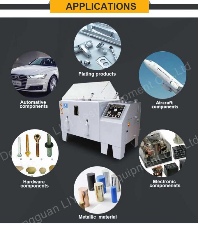 ASTM B117 Garam Tahan Korosi Ketahanan Korosi Alat Uji Semprotan Garam 1