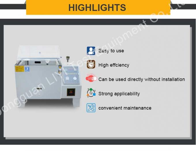 Lab Cyclic Corrosion Mensimulasikan Salt Fog Tester Salt Spray Chamber 2