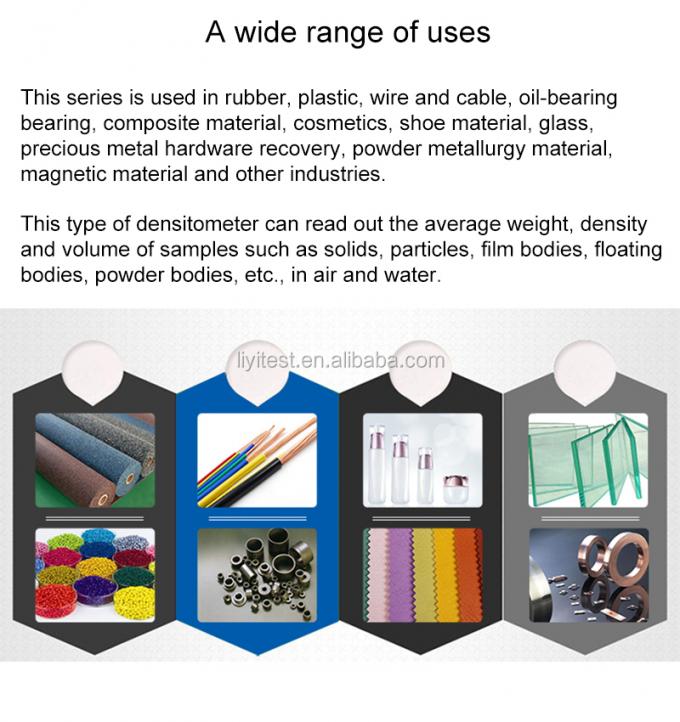 ASTM JIS GB/T standar ISO Pengukur Densitas Digital Portabel 0