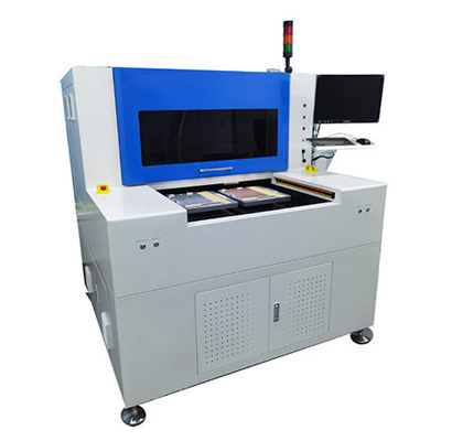 Mesin Pemotong PCB FPC Laser Meja Ganda Untuk Plat Logam Bukan Logam