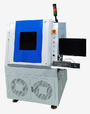 Meja Tunggal Nanosecond PCB Mesin Pemotong Laser UV CO2 Spot Engraver