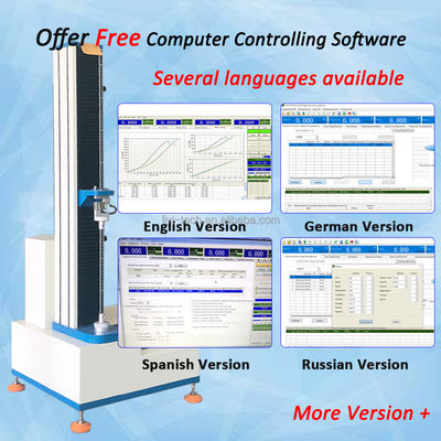 Universal Testing Machine with 800mm Stroke 0.5% Accuracy and 220V/50HZ Power for Material Strength Analysis