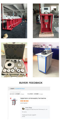 Penguji Permeabilitas Udara Kain Digital Tekstil Laboratorium Liyi