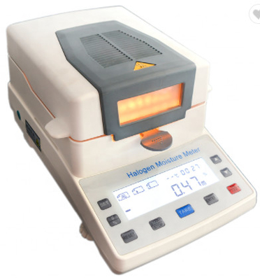 Penguji Konten Padat Penganalisis Kelembaban Cepat Halogen Mositure Meter Balance